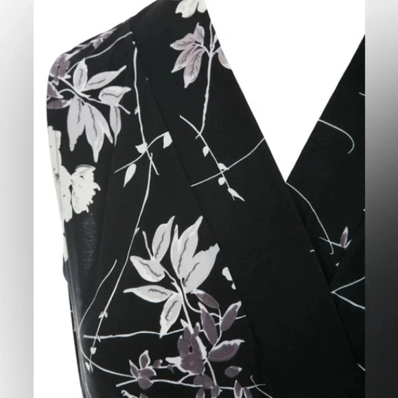 Ricki’s Jumpsuit Floral Printed Black Purple Cream Size  2 NWOT - Picture 4 of 16